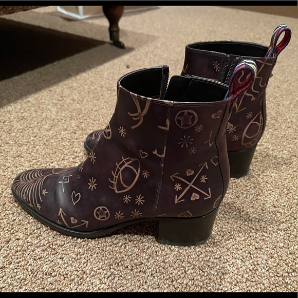 VALENTINO Santeria Dark Brown boots sold out RARE - Picture 2 of 3